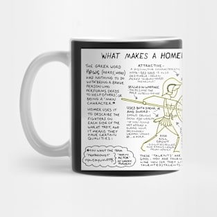 Greek Myth Comix - What Makes a Homeric Hero? Mug